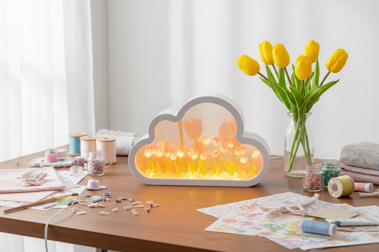 The Dreamscape Cloud: DIY Infinite Tulip Mirror Kit