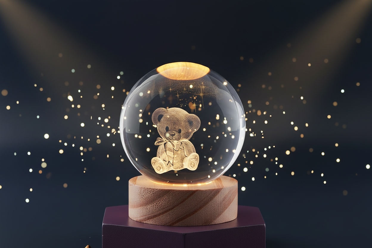 Lumina 8cm 3D Crystal Art Sphere