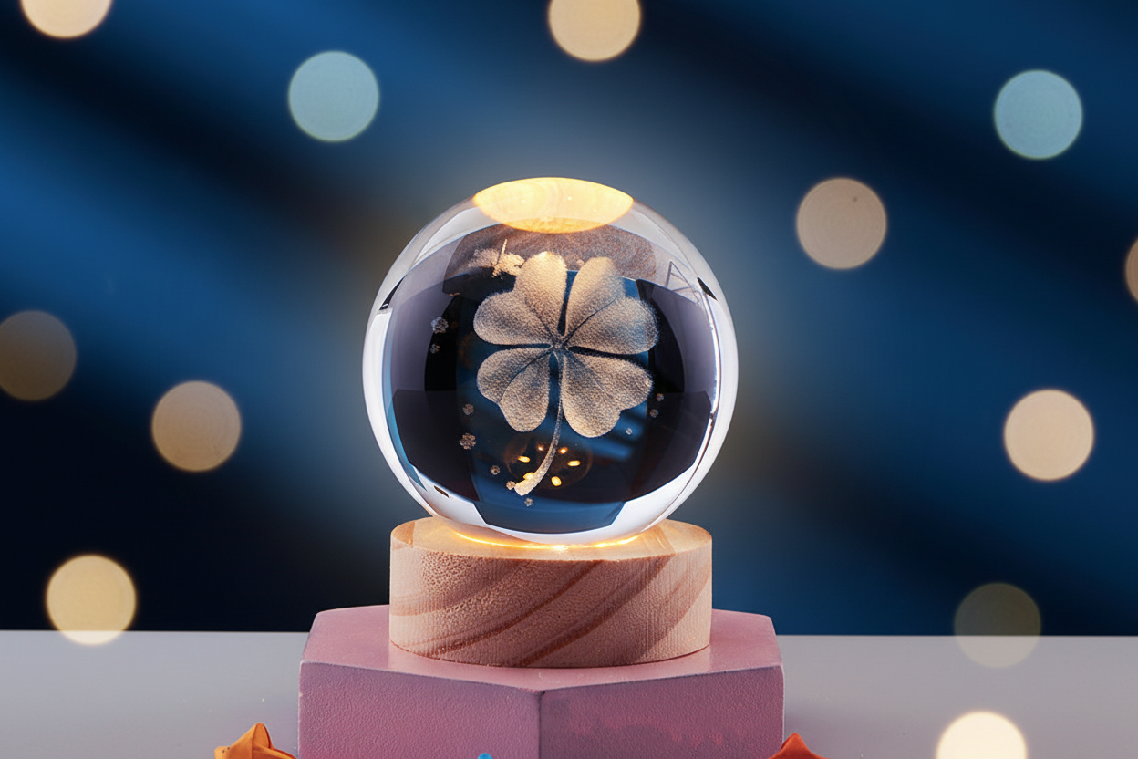 Lumina 8cm 3D Crystal Art Sphere